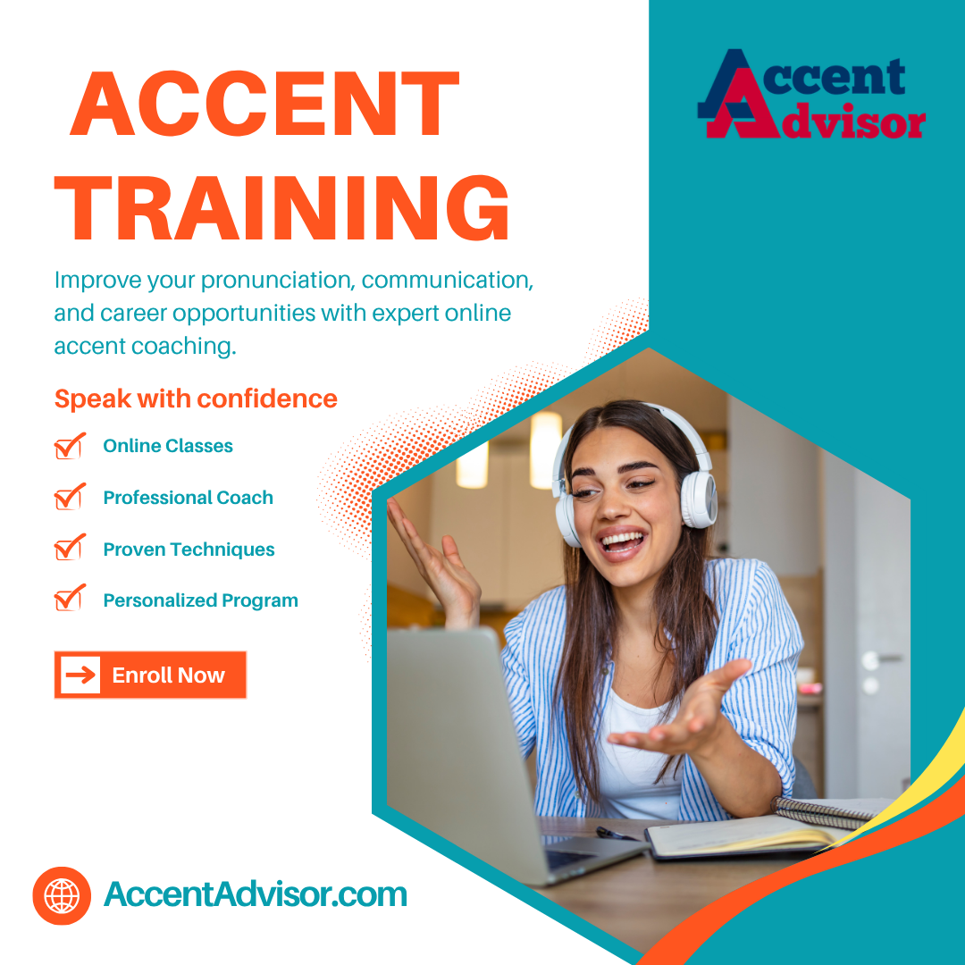 Accent Advisor - American Pronunciation Facebook ad