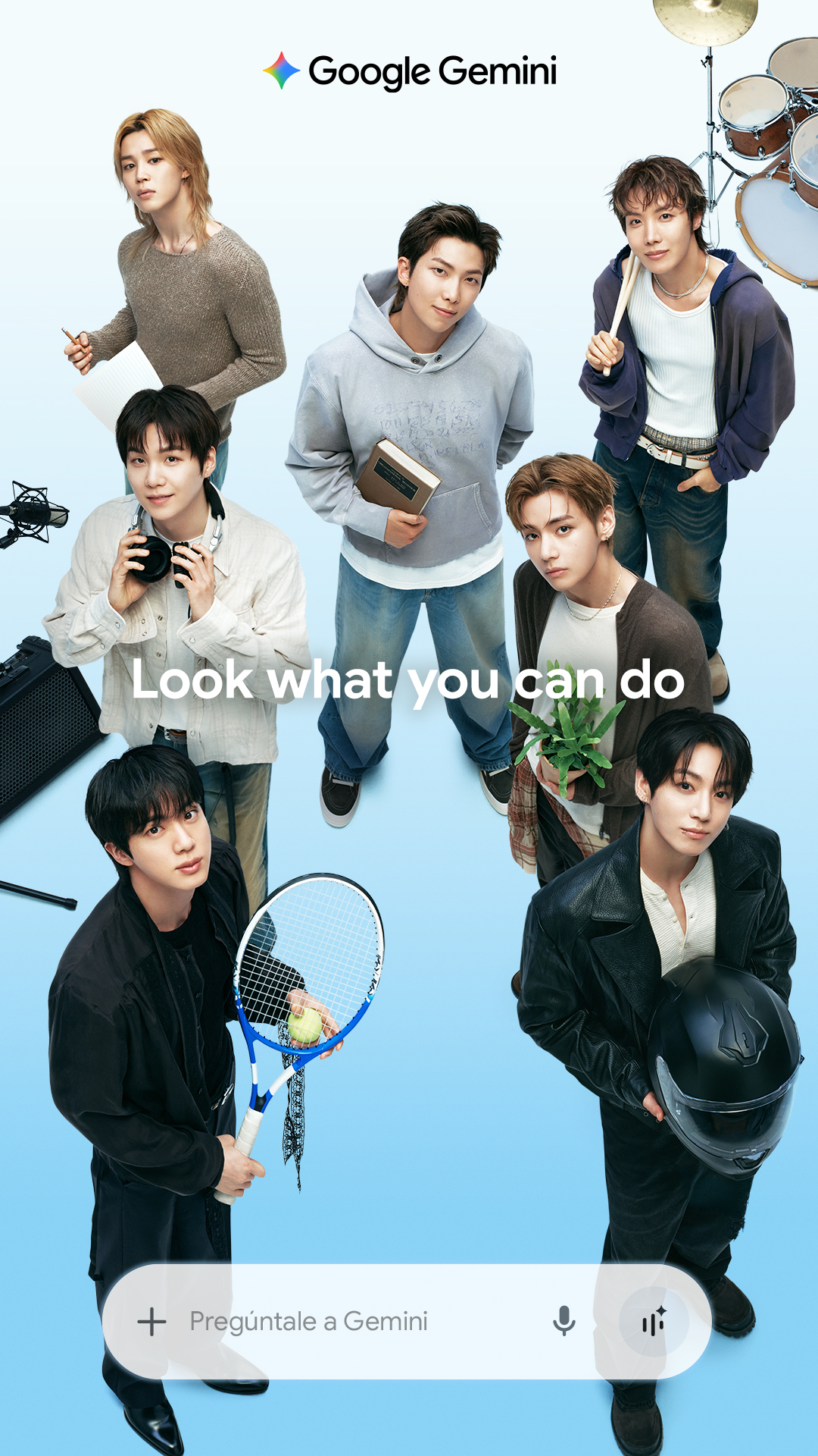 Google Facebook ad: Look what you can do
