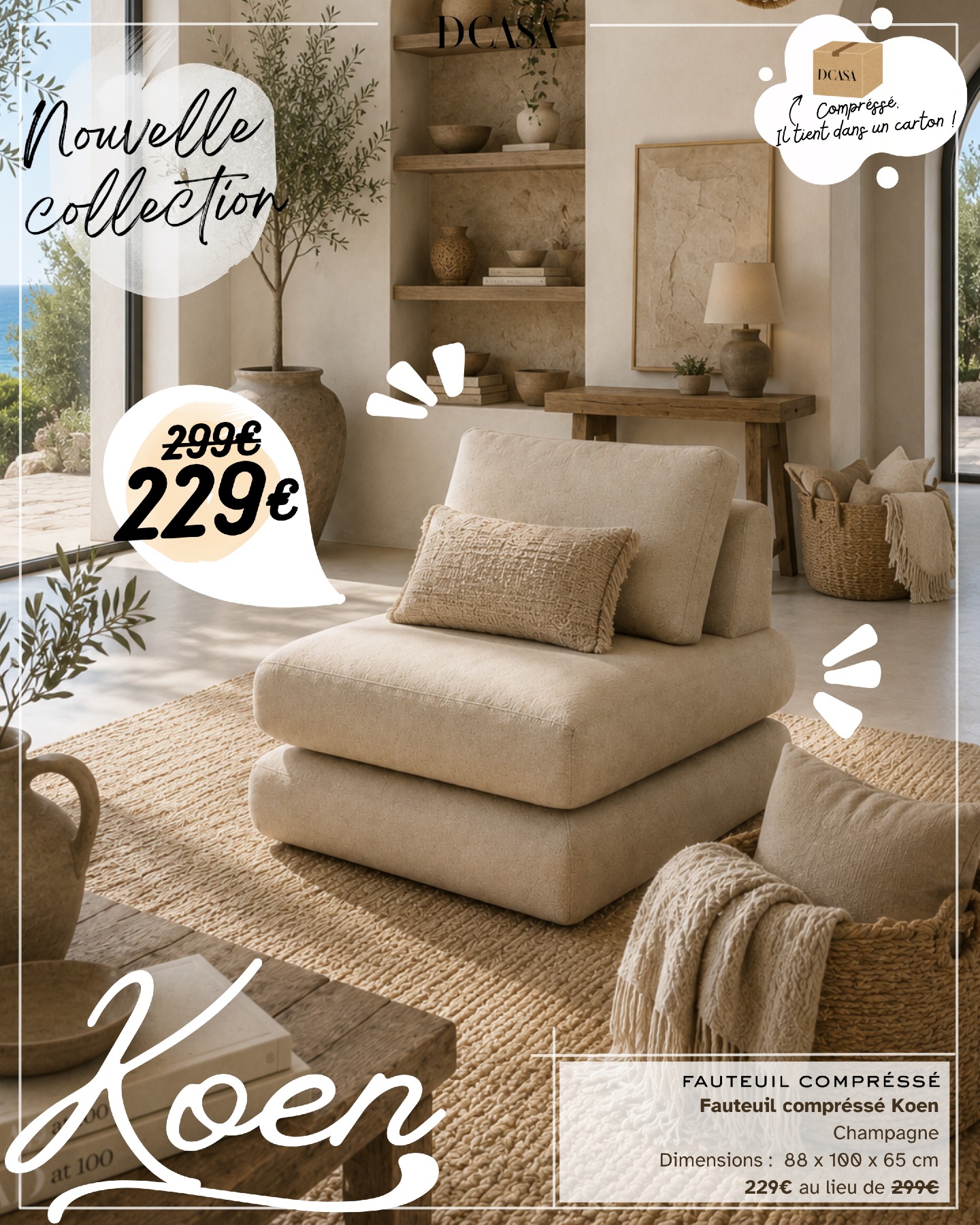 d'Casa Center Facebook ad: Nouvelle Collection!