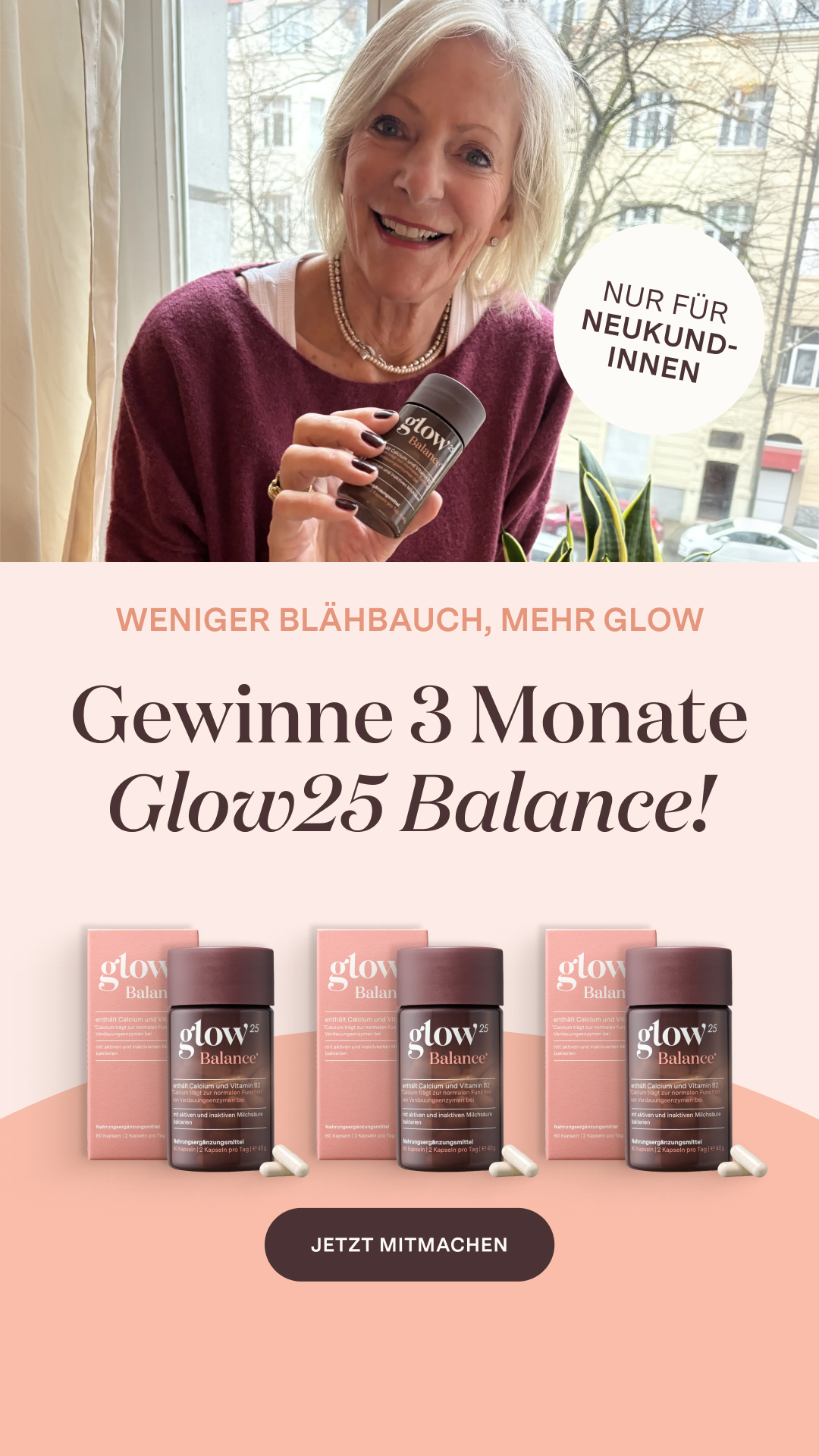 Glow25 - The Collagen Company Facebook ad