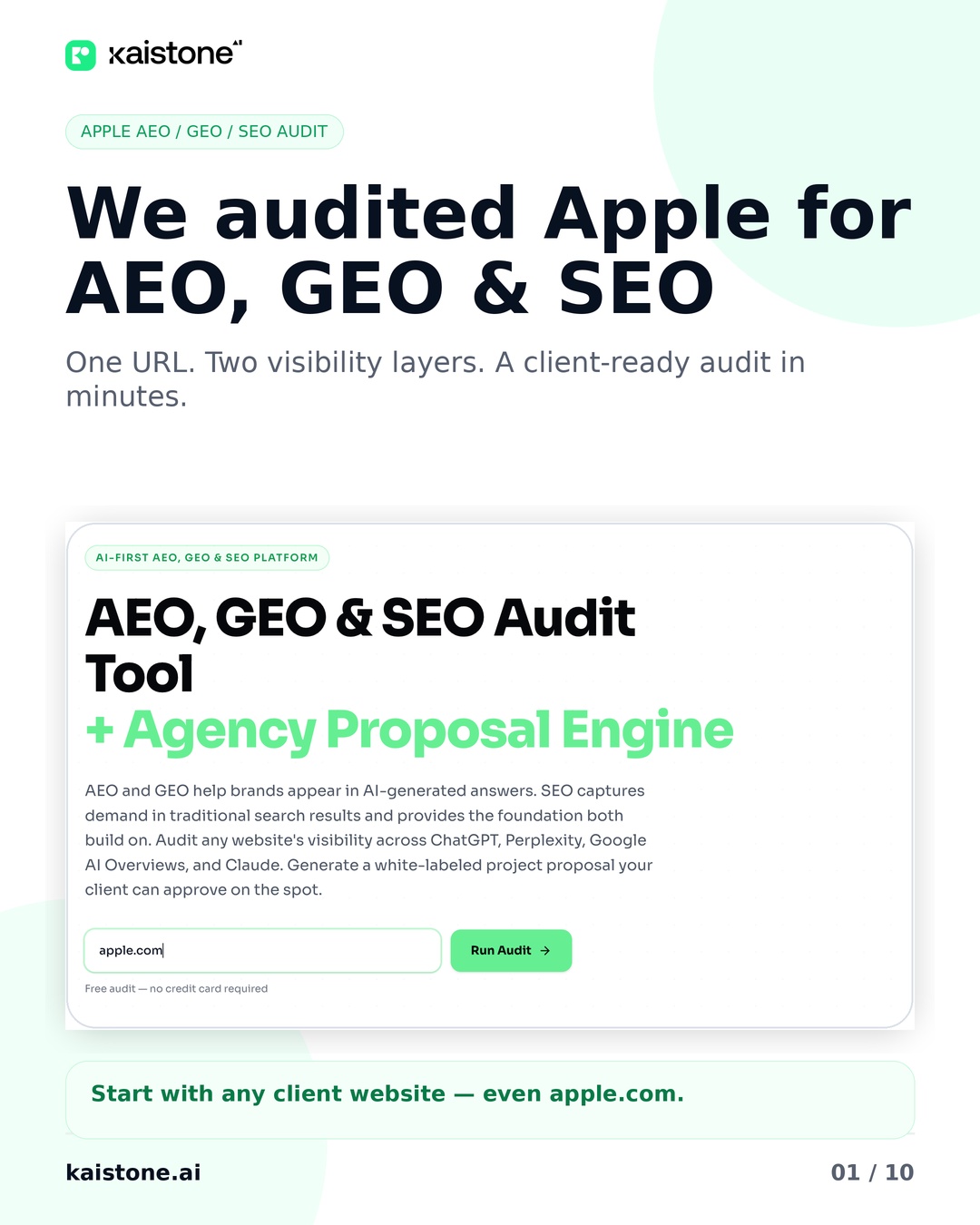 Kaistone.ai Facebook ad