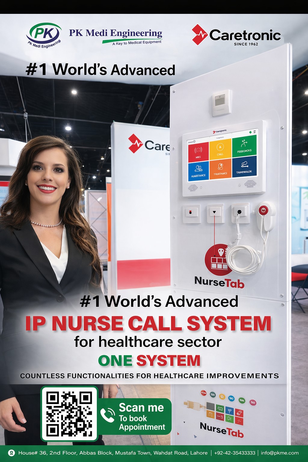 PK Medi Engineering Group Facebook ad: A reliable Nurse Call System ensures instant communication…