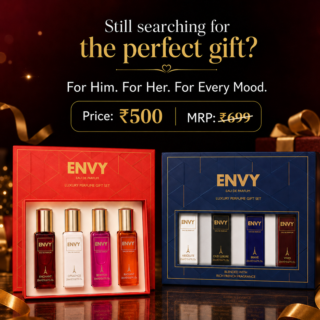 ENVY Perfume Facebook ad