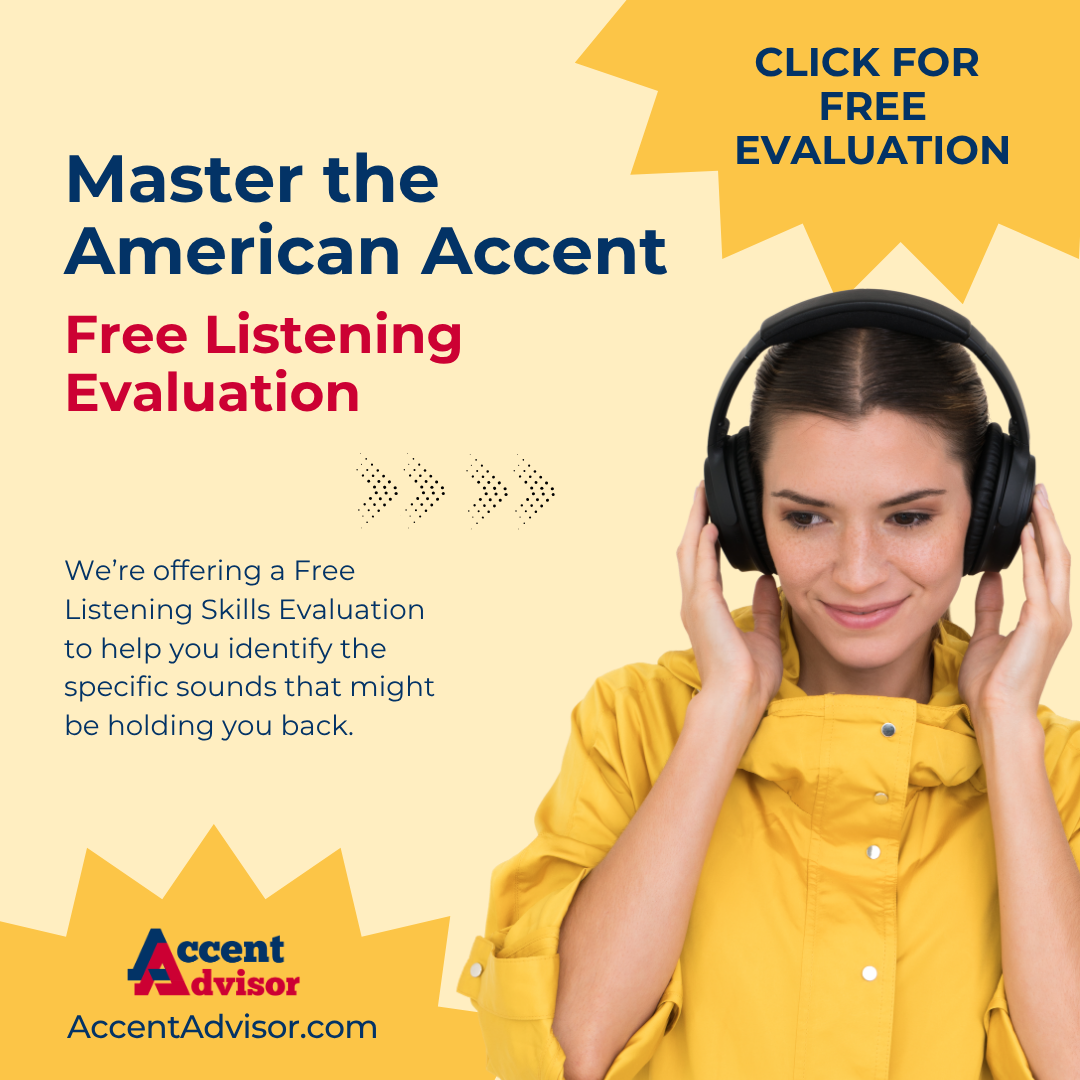 Accent Advisor - American Pronunciation Facebook ad