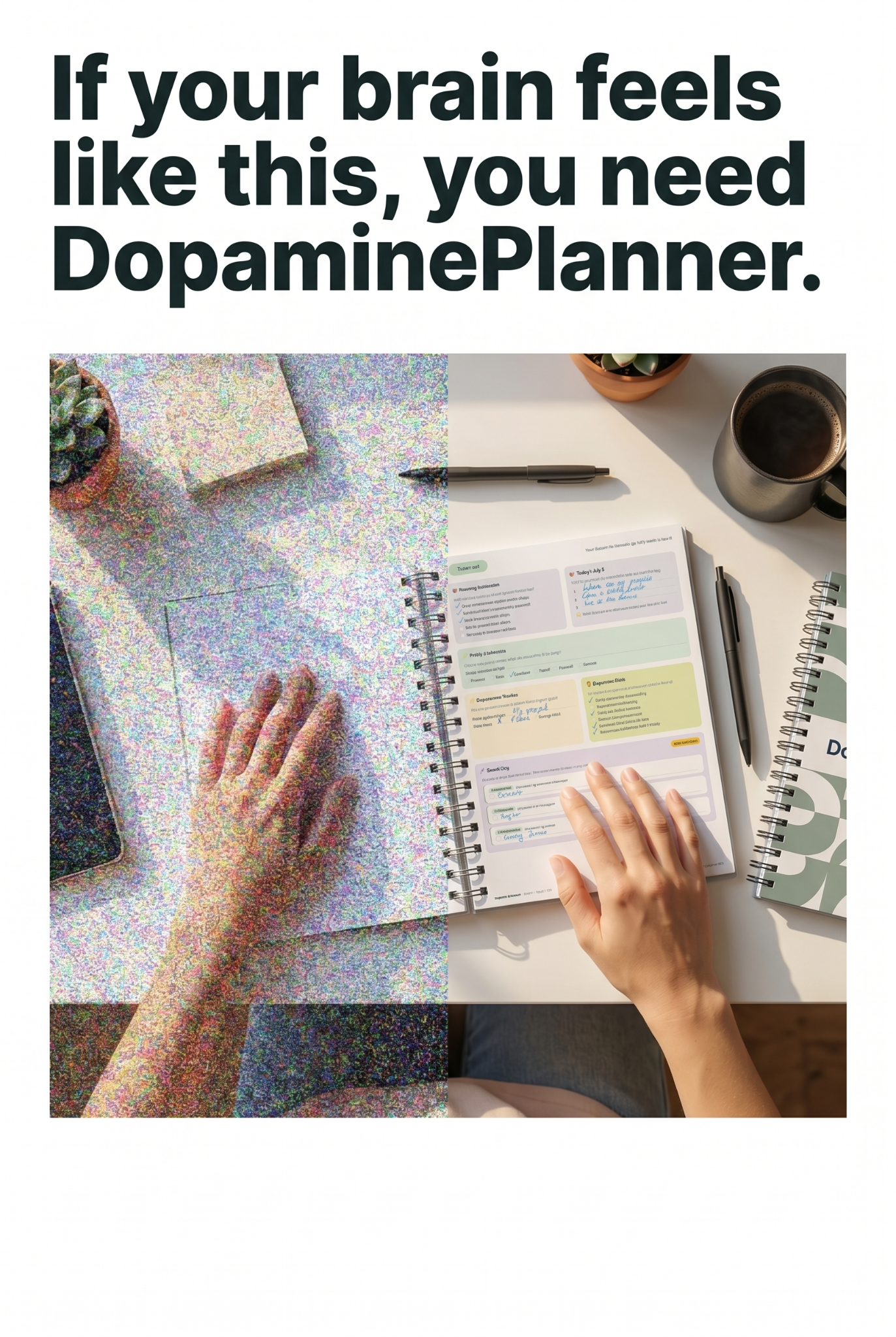 Dopamine Planner Facebook ad: If You Have ADHD, This Was Built for You