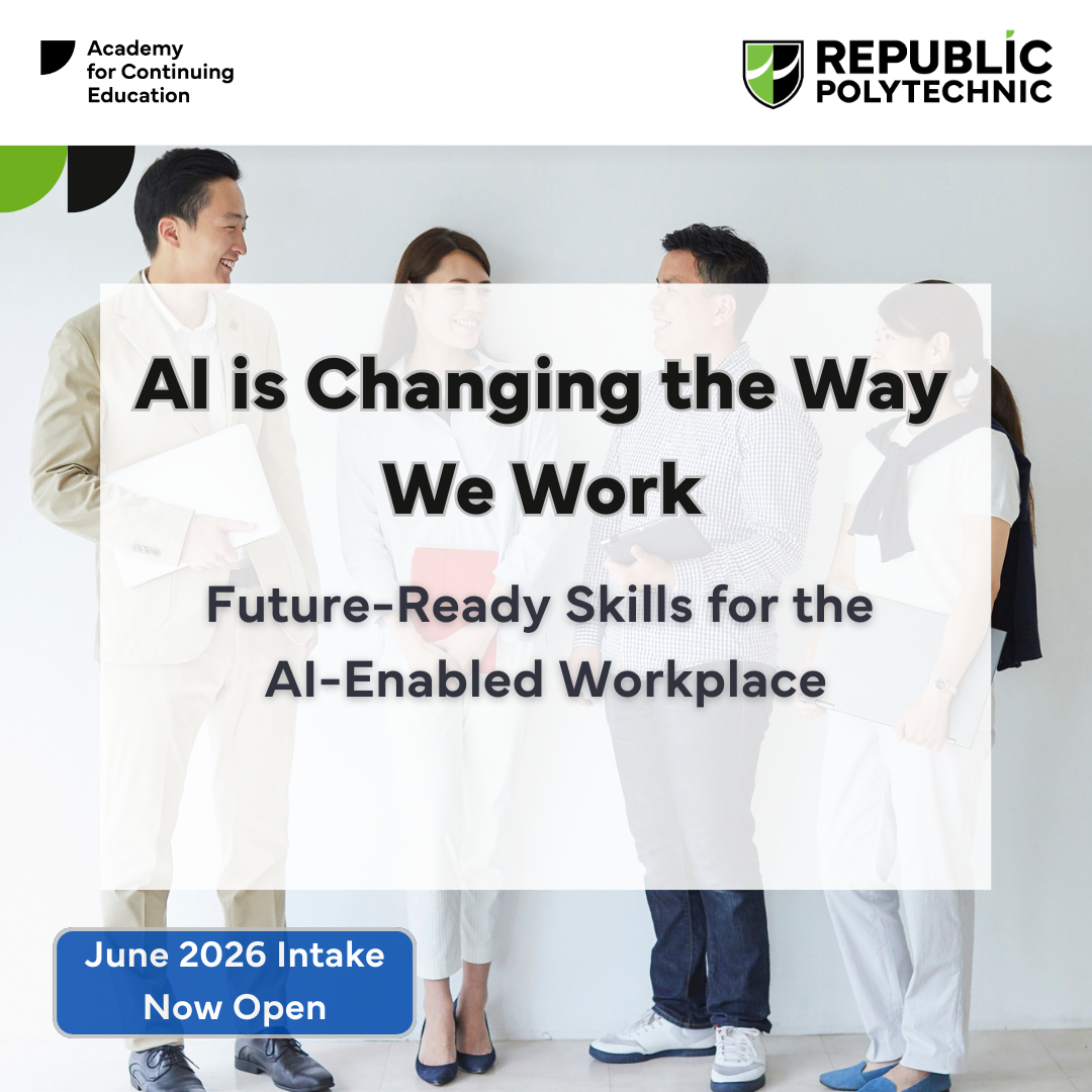 Republic Polytechnic School of Business - RP SBZ Facebook ad from Mar 18, 2026
