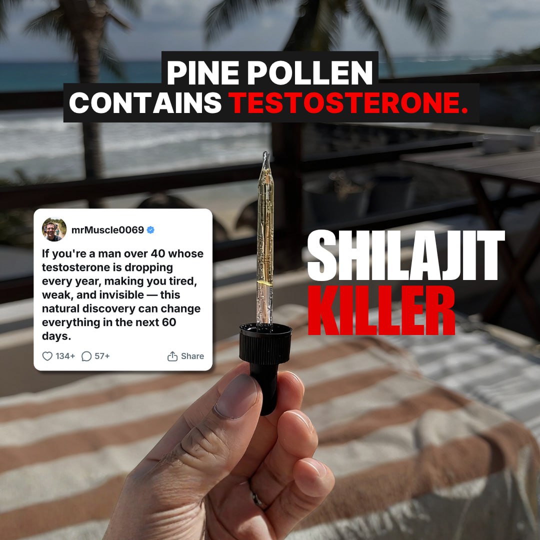 Vici Health Facebook ad: Shop Now: Enhanced Pine Pollen Extract
