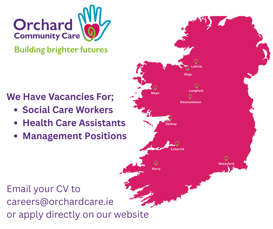 Orchard Community Care Facebook ad: Calling all health & social care professionals!