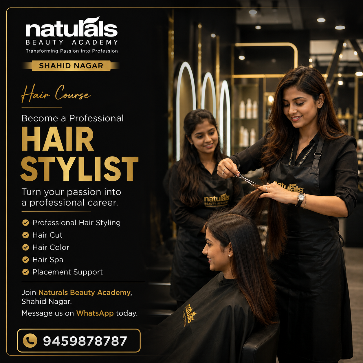 Naturals Beauty Academy Bhubaneswar Facebook ad