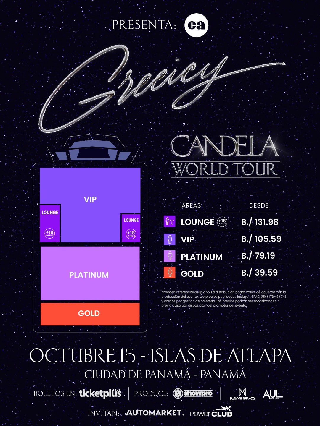 ShowproPanama Facebook ad: ¡Precios revelados!