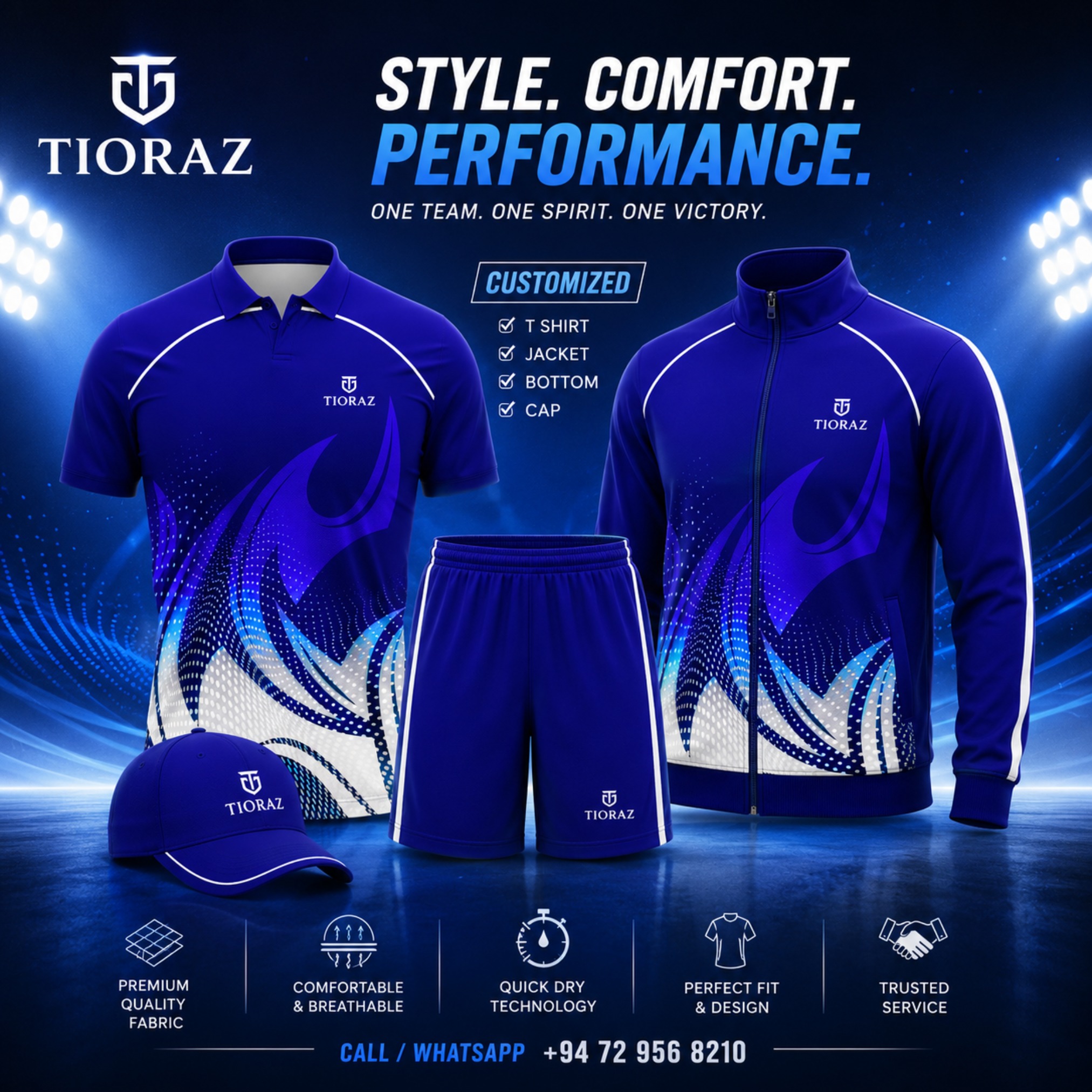 Tioraz Facebook ad: TIORAZ, STYLE. COMFORT.