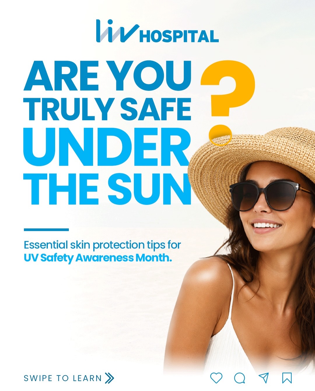 Liv Hospital International Facebook ad: Are you truly safe under the sun?