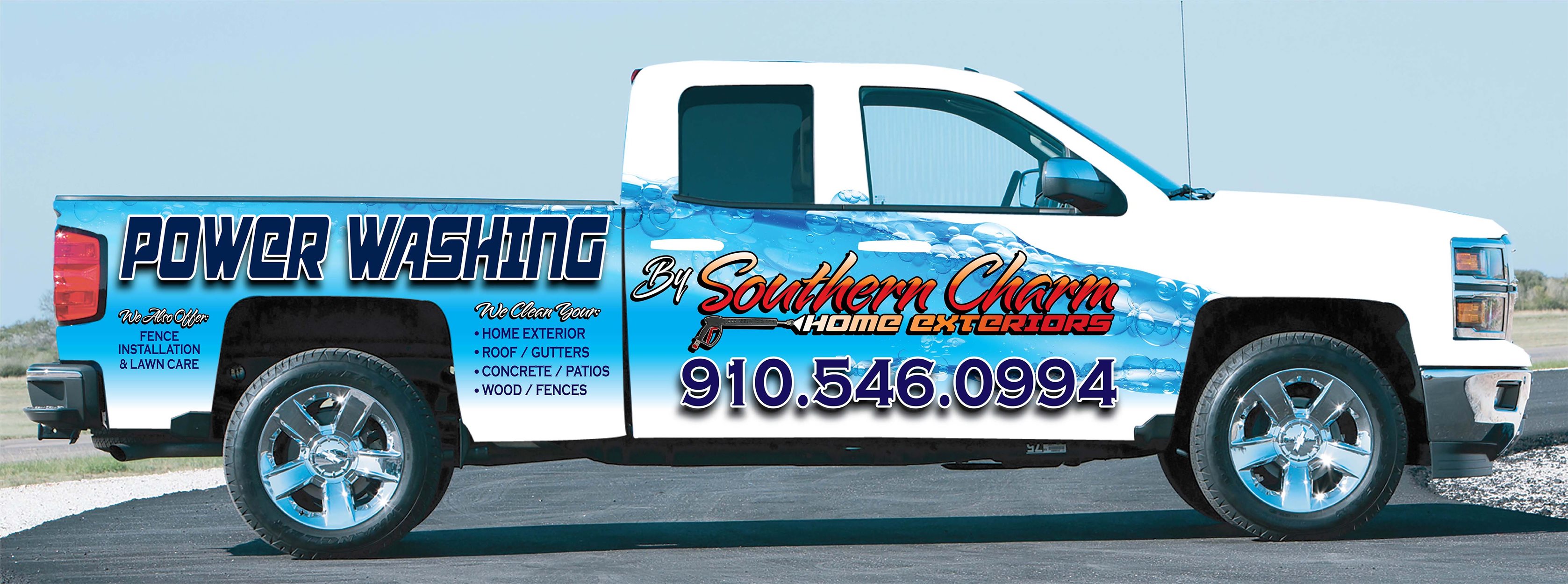 Southern Charm Home Exteriors, LLC Facebook ad: We offer a range of pressure washing and…