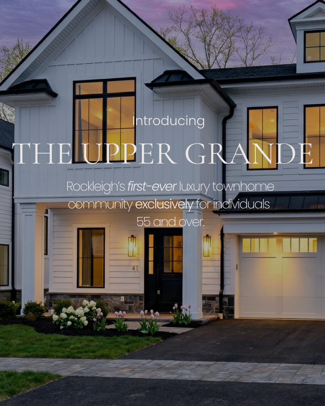 Upper Grande Rockleigh Facebook ad: Bergen County's first luxury townhome community built…