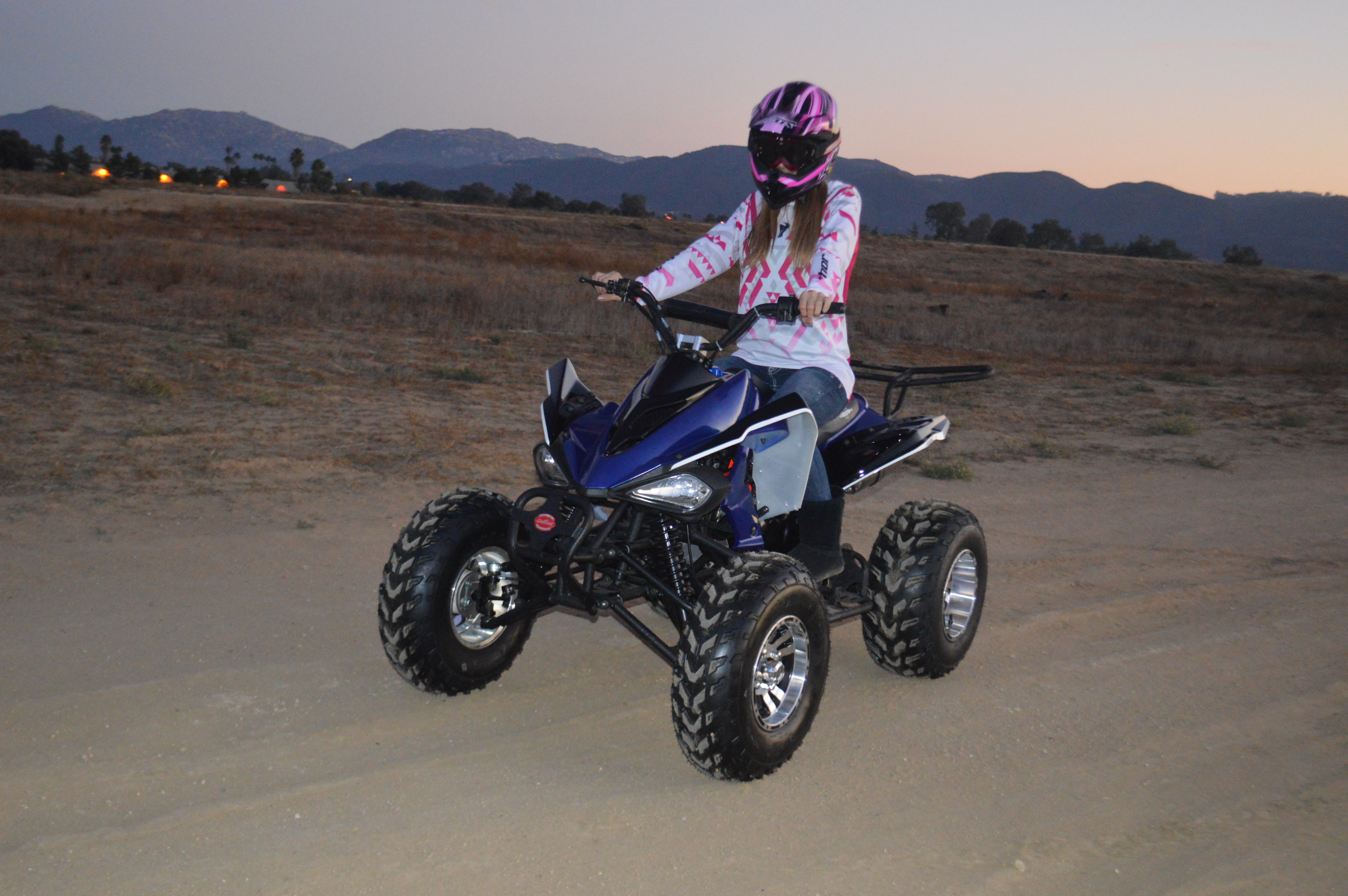 Rebel Racing Motorsports Facebook ad: FULL SIZE ATV 50% OFF