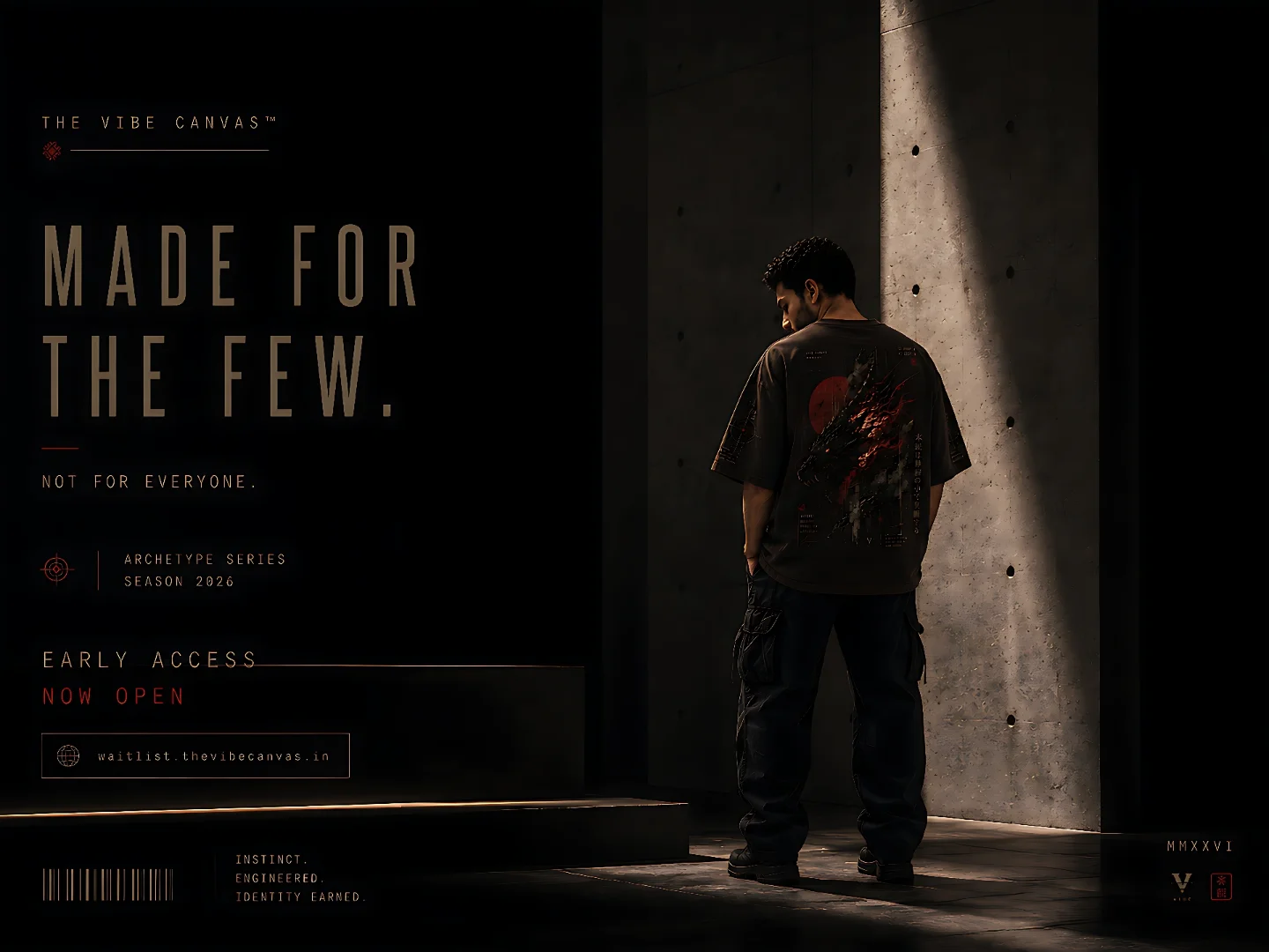 The Vibe Canvas Facebook ad: Most people chase attention.