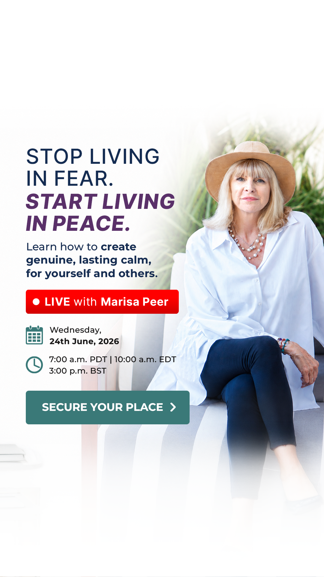 Marisa Peer Facebook ad