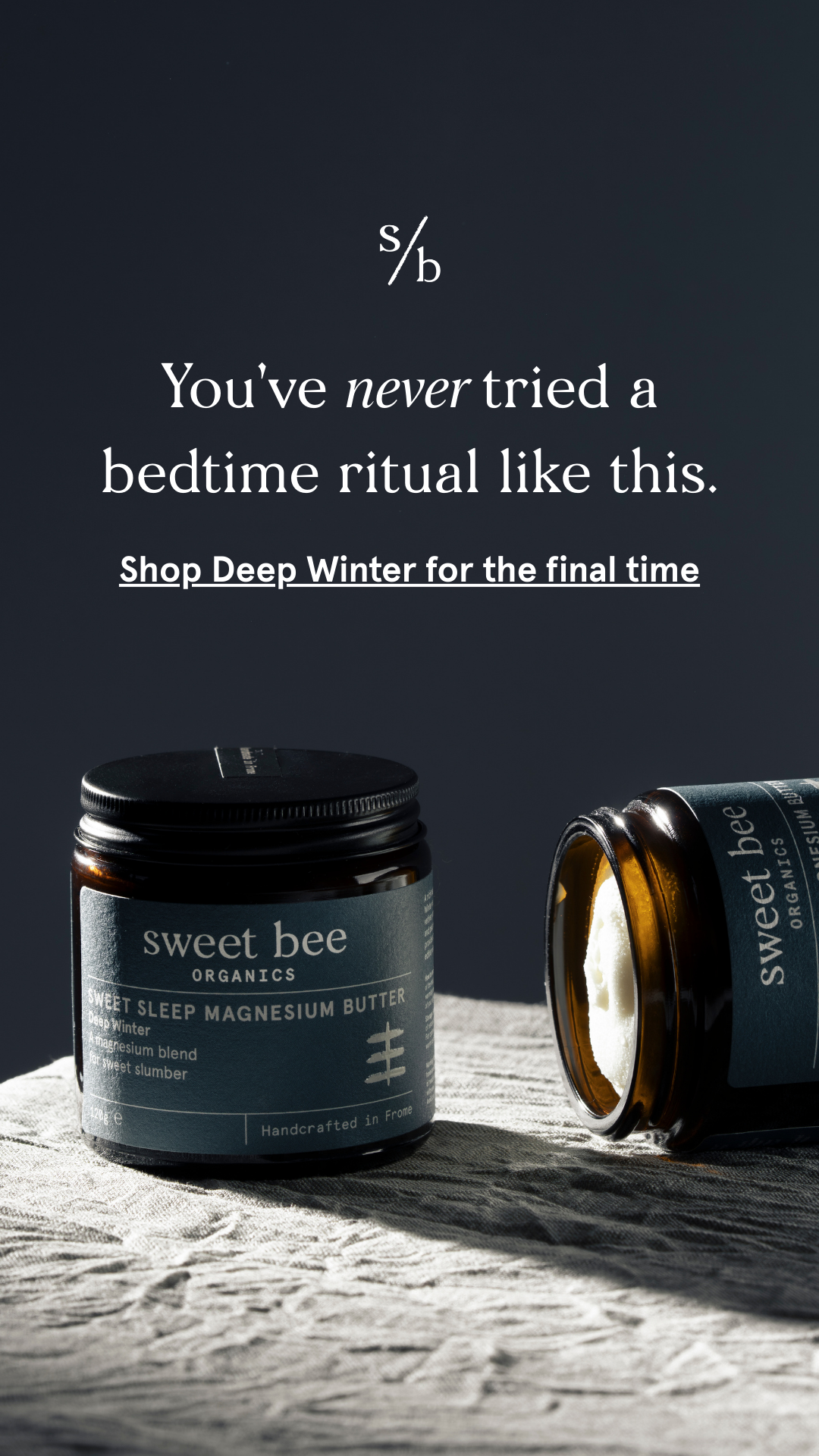 Sweet Bee Organics Facebook ad