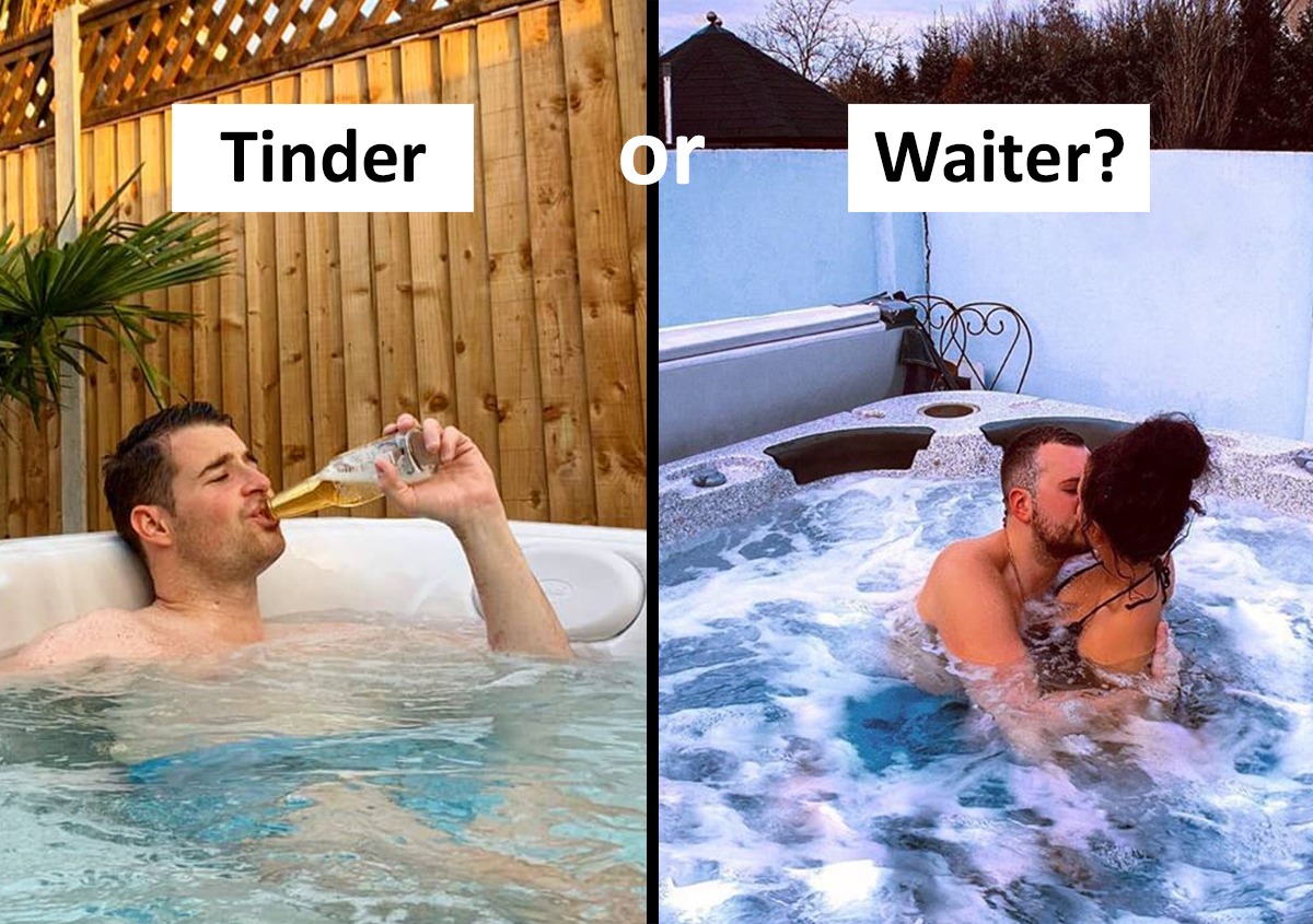 Waiter Facebook ad