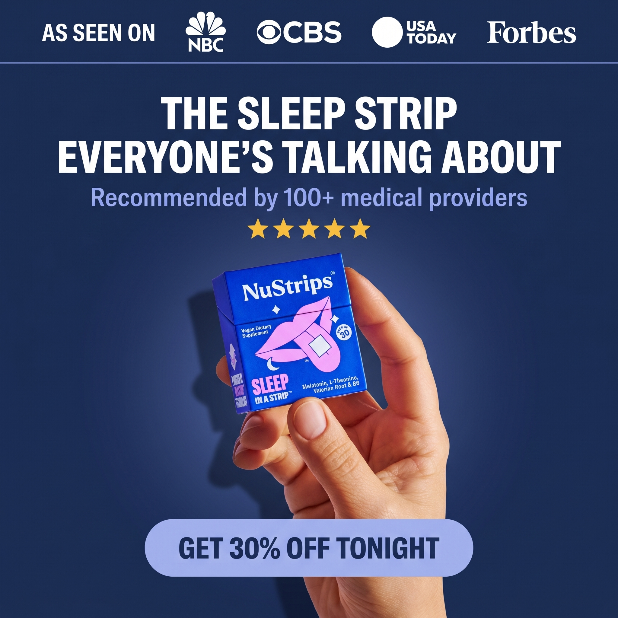 NuStrips Facebook ad