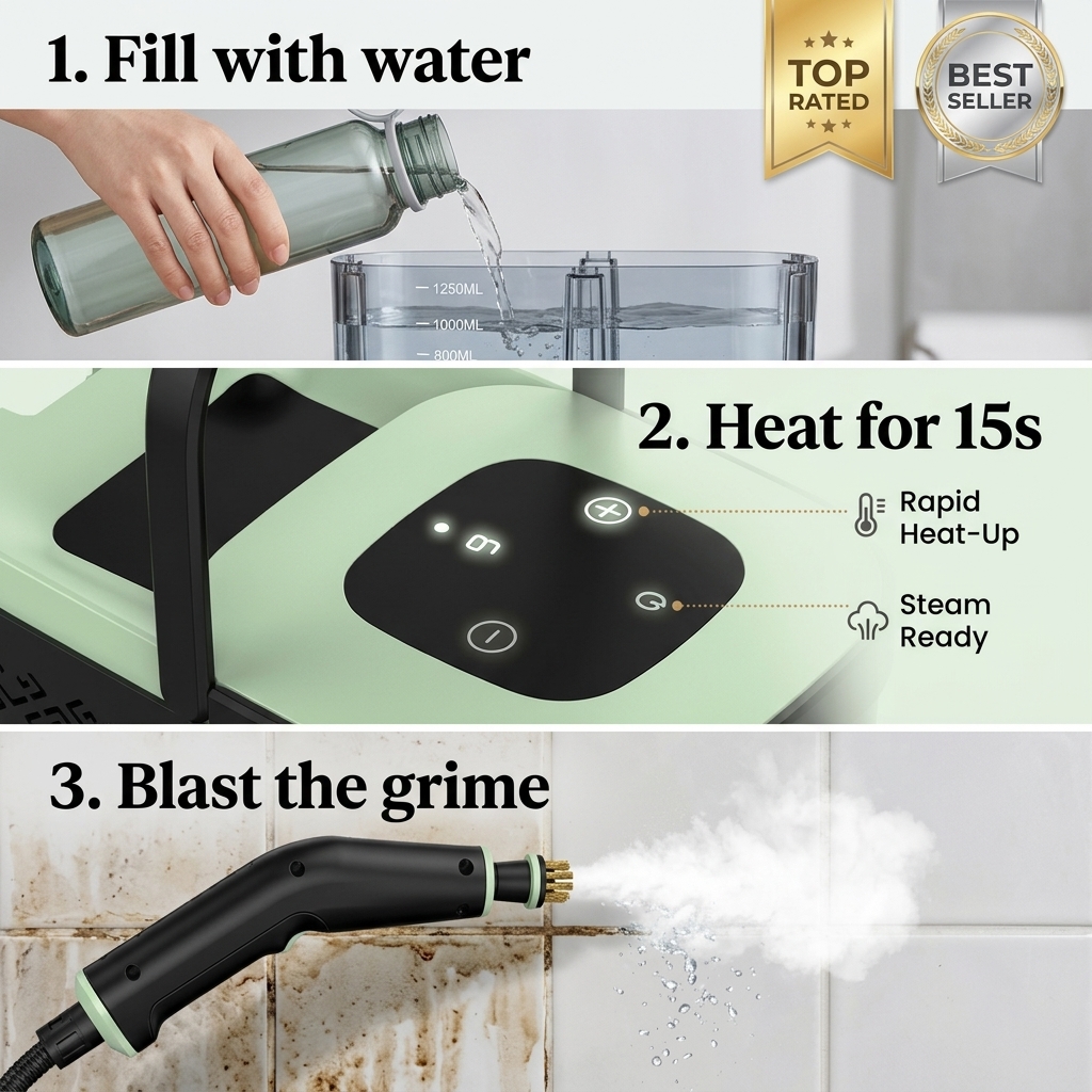 Sunnyale2 Facebook ad: Aless Portable High Steam Cleaner
