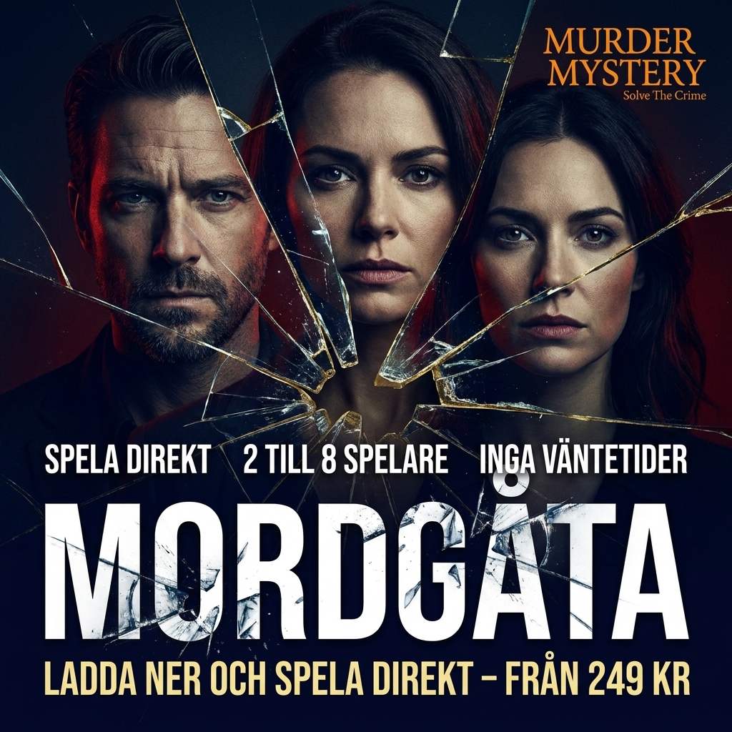 Murder Mystery Facebook ad: Lös en spännande mordgåta ikväll!