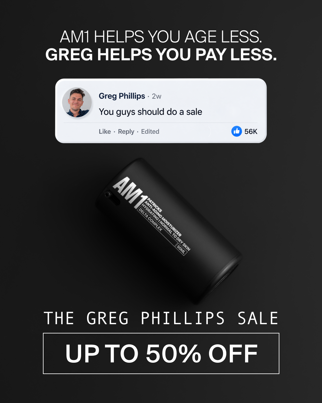 PATRICKS Facebook ad
