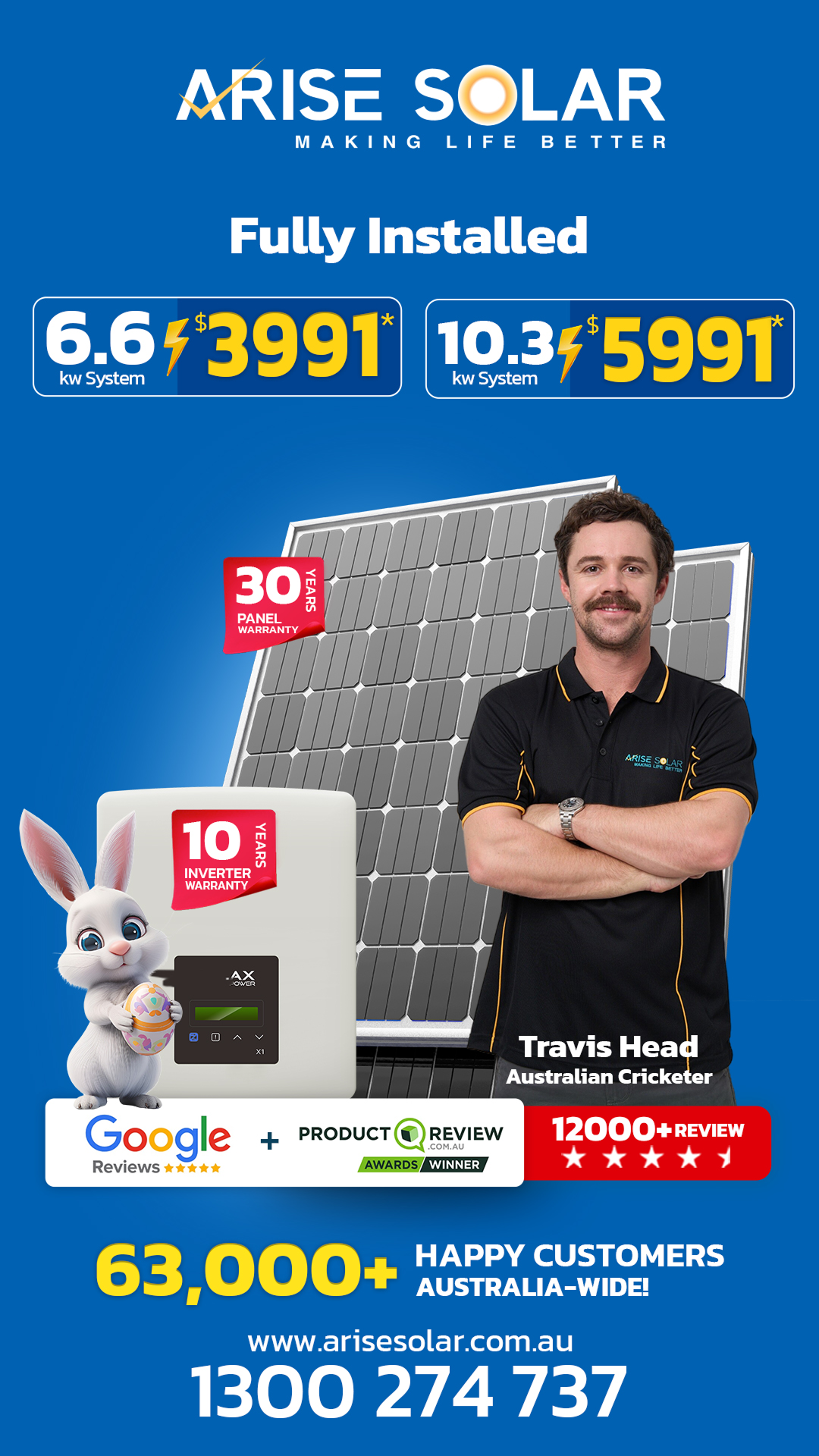 Arise Solar Facebook ad