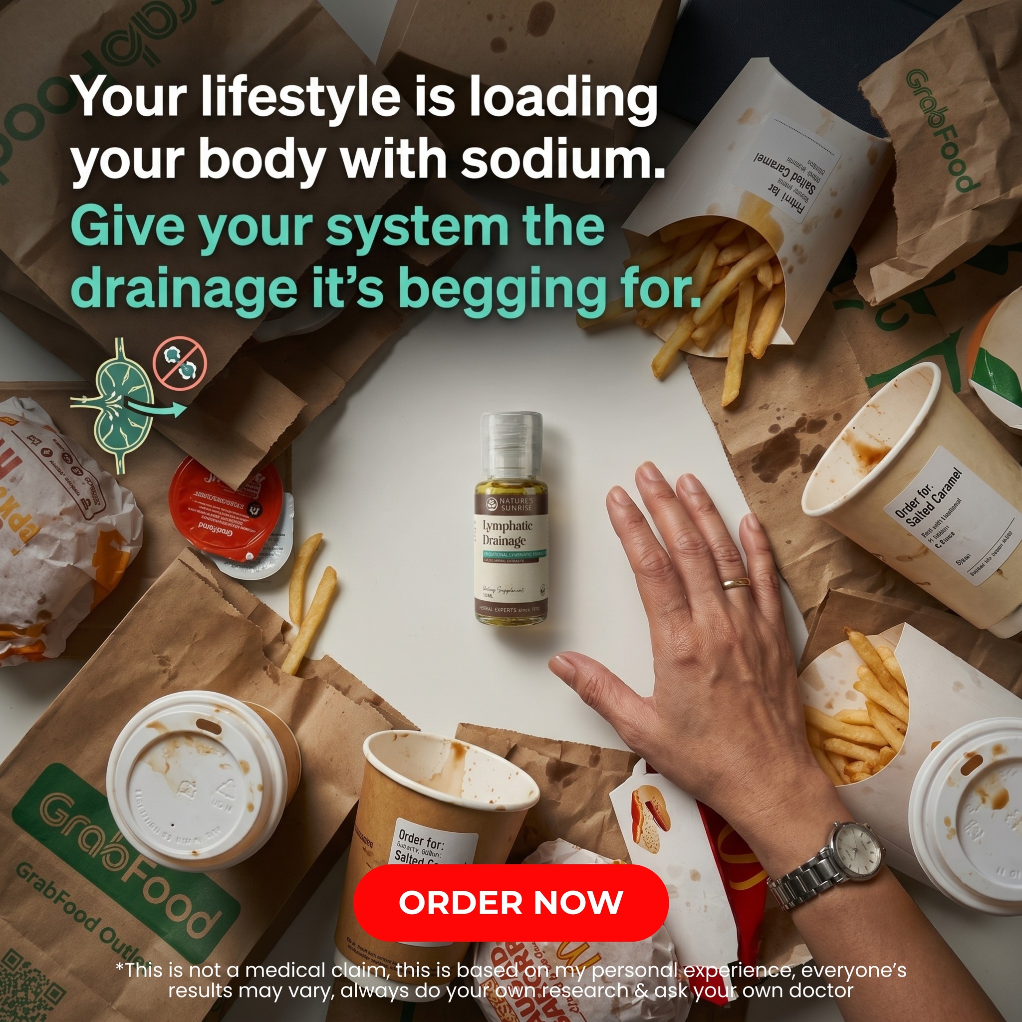 Lymphatic Wellness Blend Facebook ad