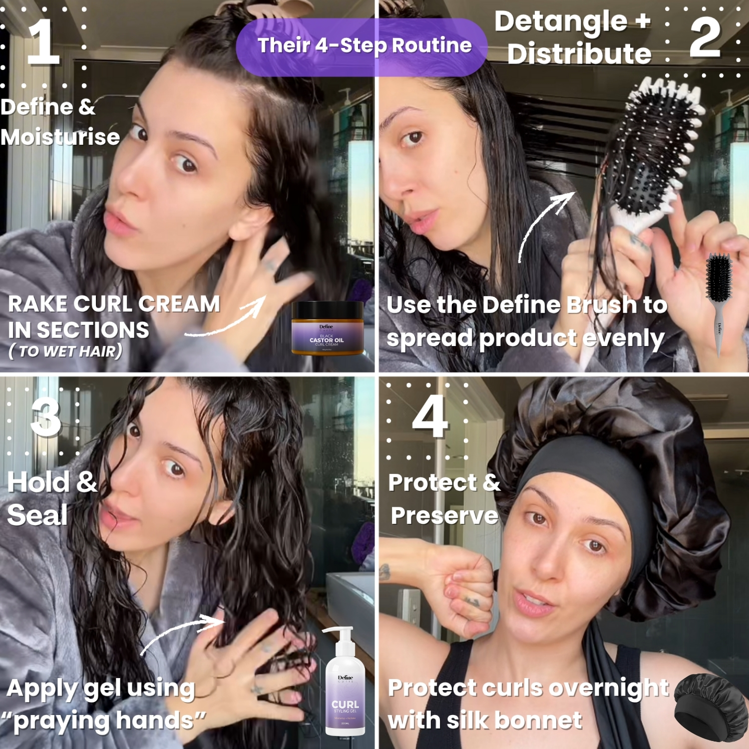 DefineCurls Facebook ad: Your curls look amazing… what did you do?