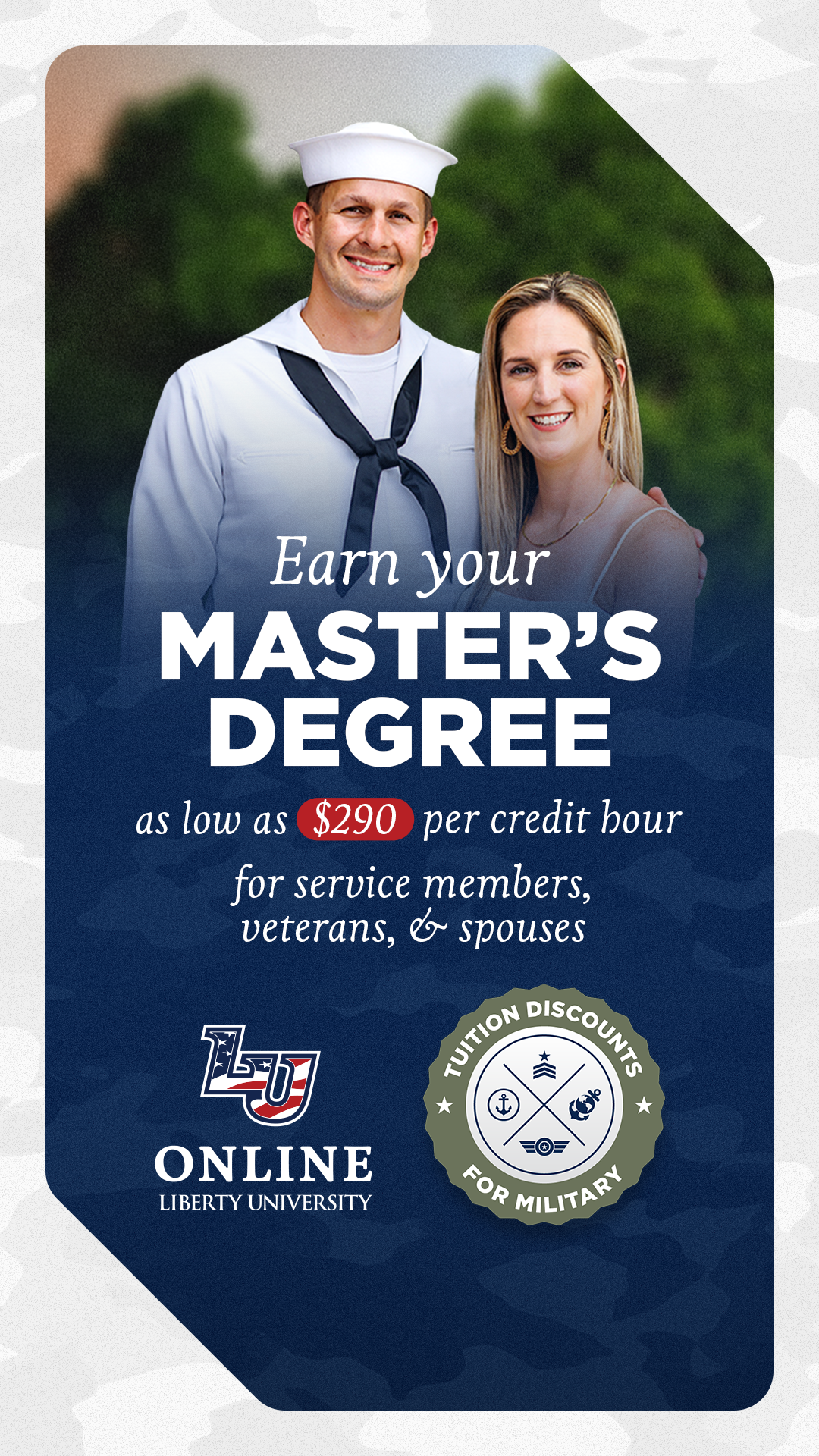 Liberty University Online Programs Facebook ad