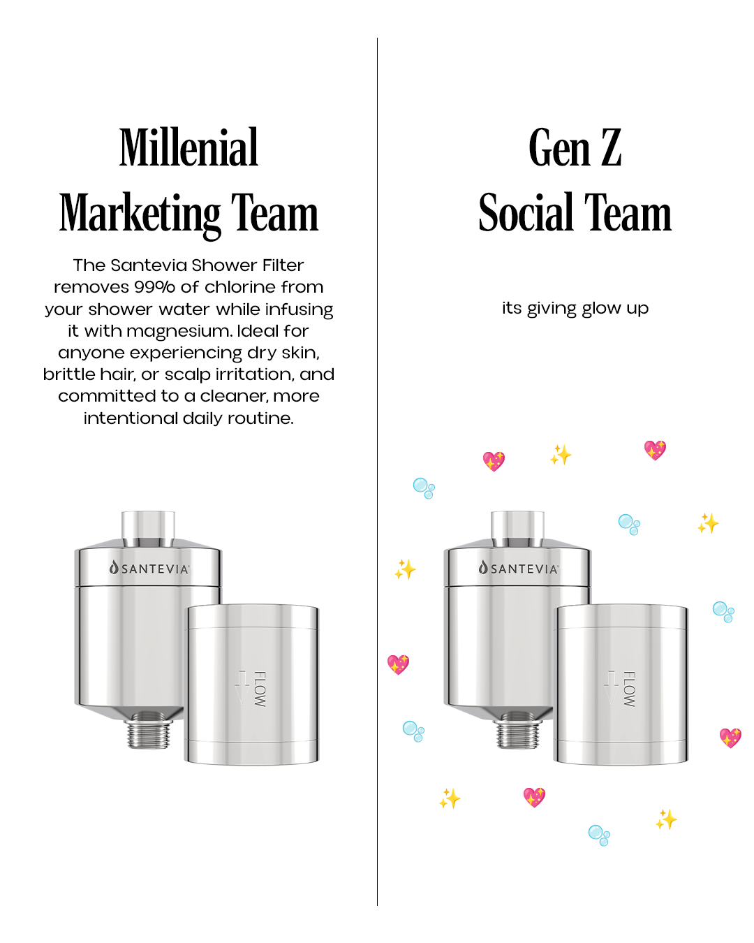 Santevia Water Systems Facebook ad