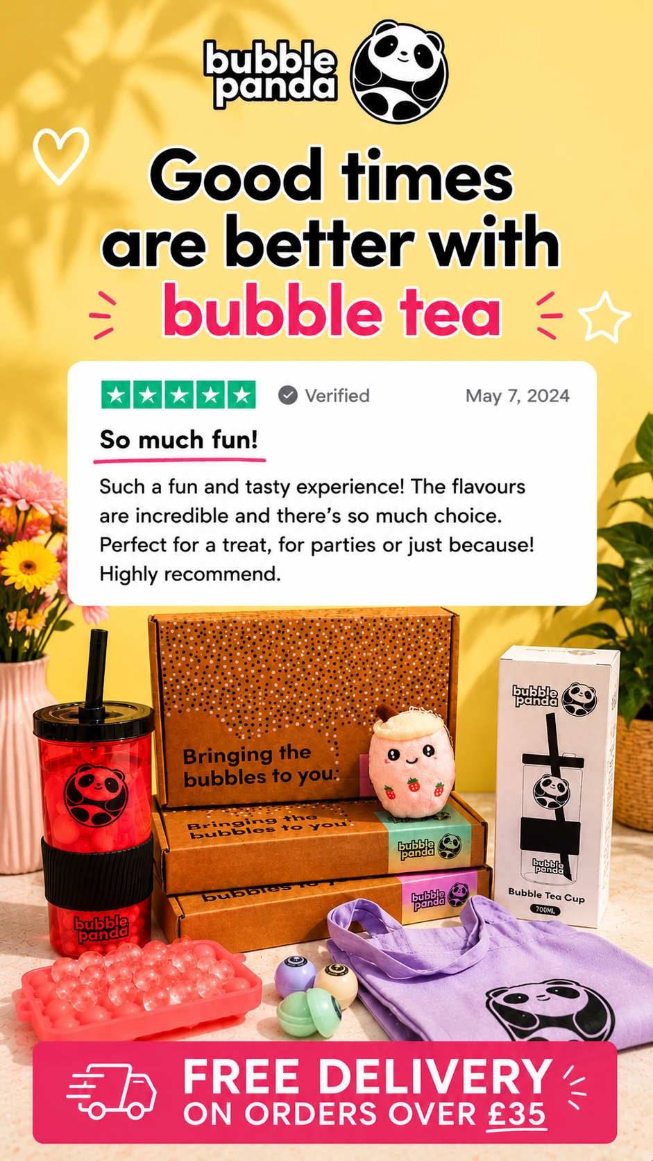 Bubble Panda Facebook ad