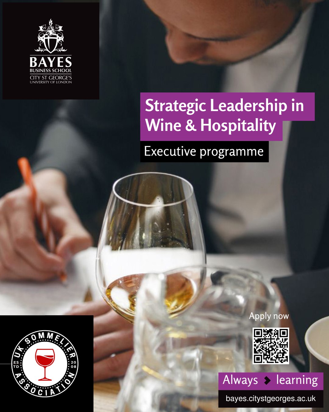 UK Sommelier Association Facebook ad: According to Decanter, Forbes and the Financial Times…