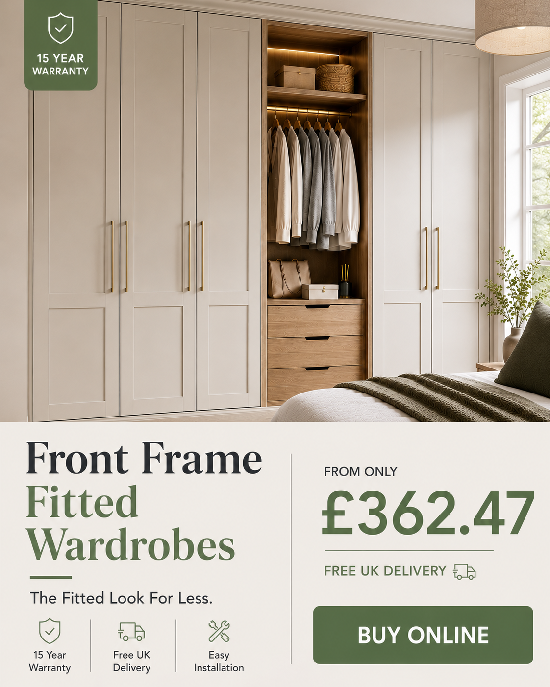 Online Bedrooms Facebook ad