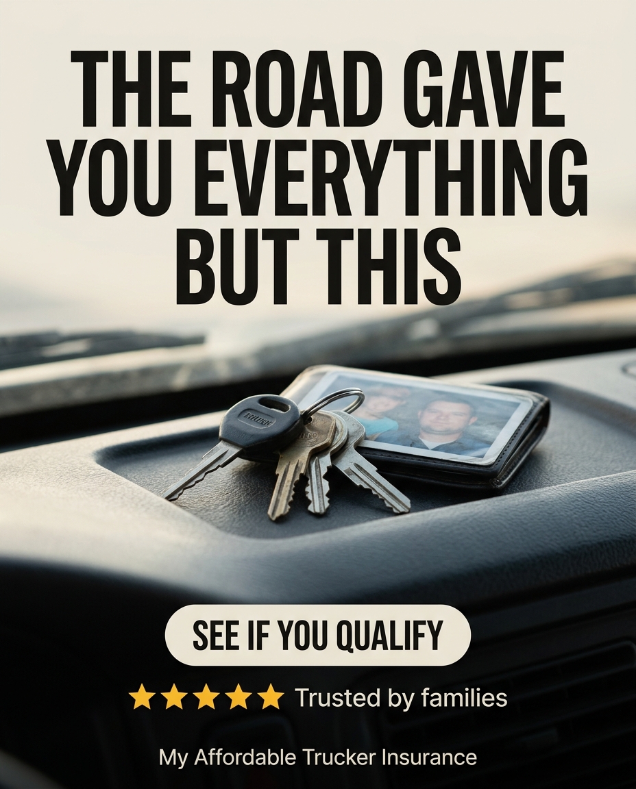 My Affordable Trucker Insurance Facebook ad