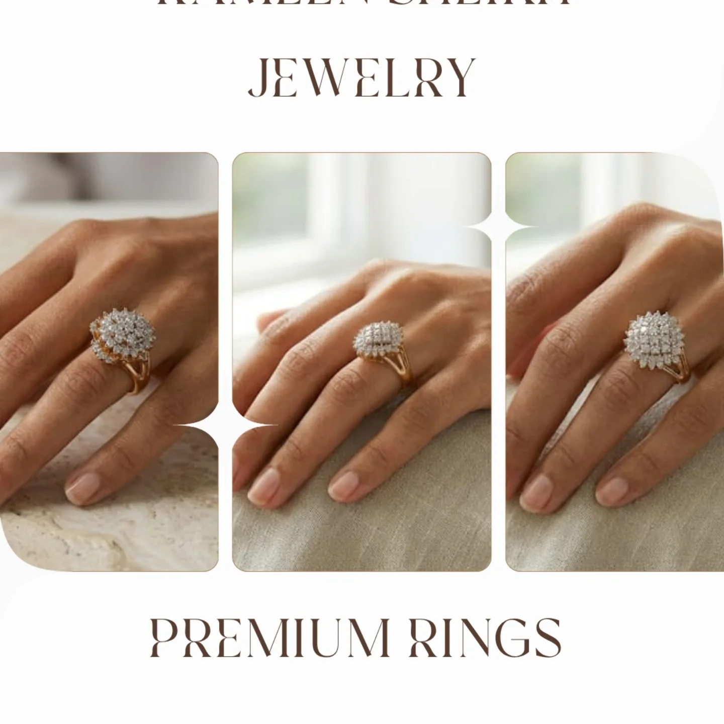 Rameen Sheikh Jewellery Facebook ad: 22K Gold plated jewellery