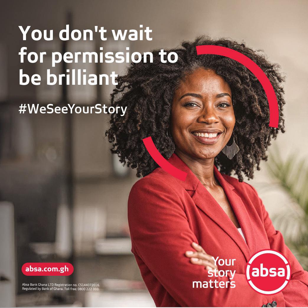 Absa Bank Ghana LTD Facebook ad: That's why we support women entrepreneurs in Ghana…