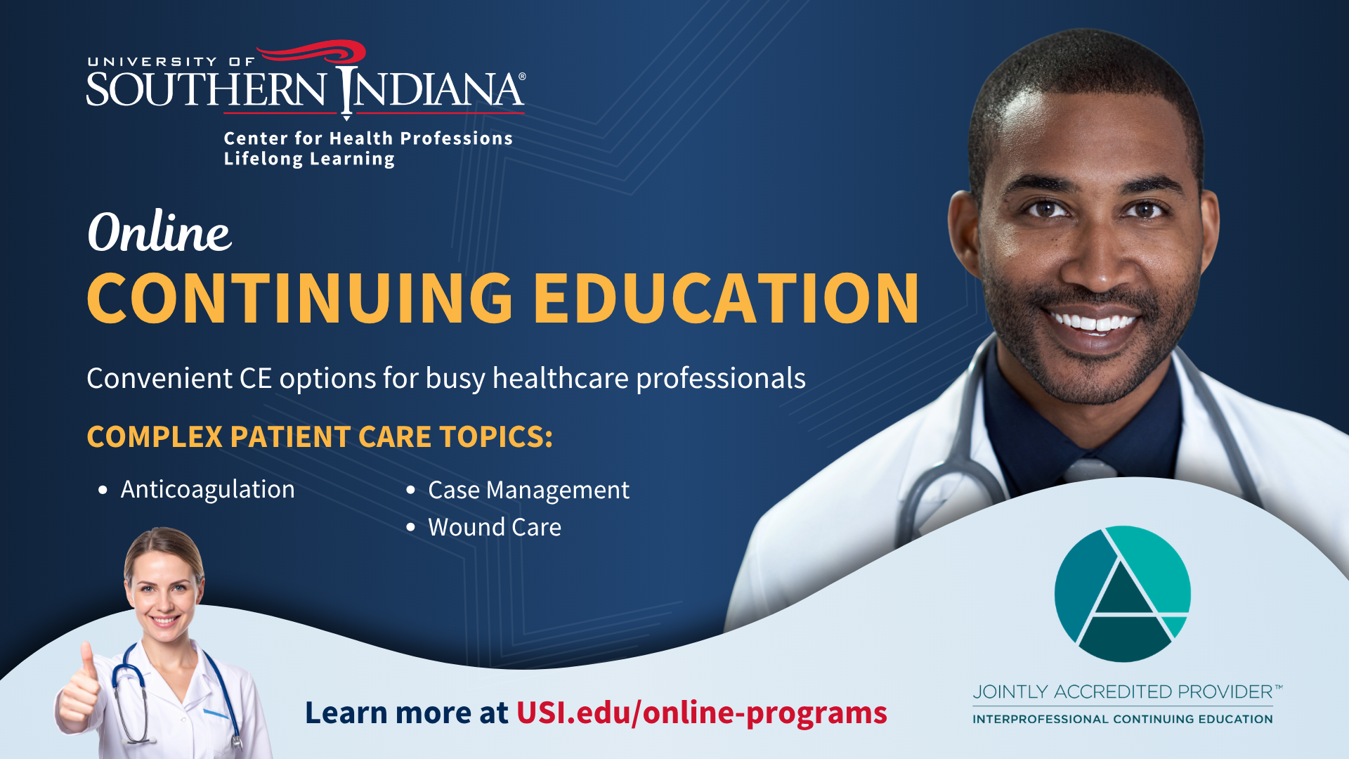 University of Southern Indiana College of Nursing and Health Professions Facebook ad