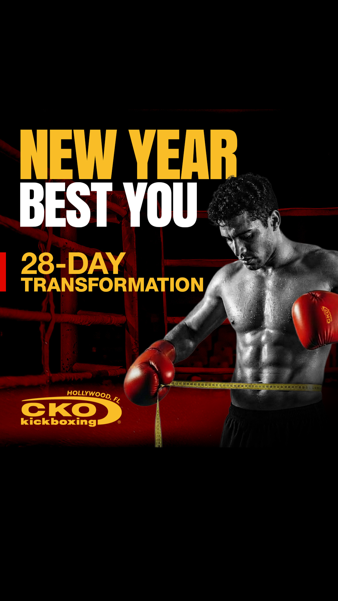 CKO Kickboxing Hollywood, FL Facebook ad from Jan 23, 2026