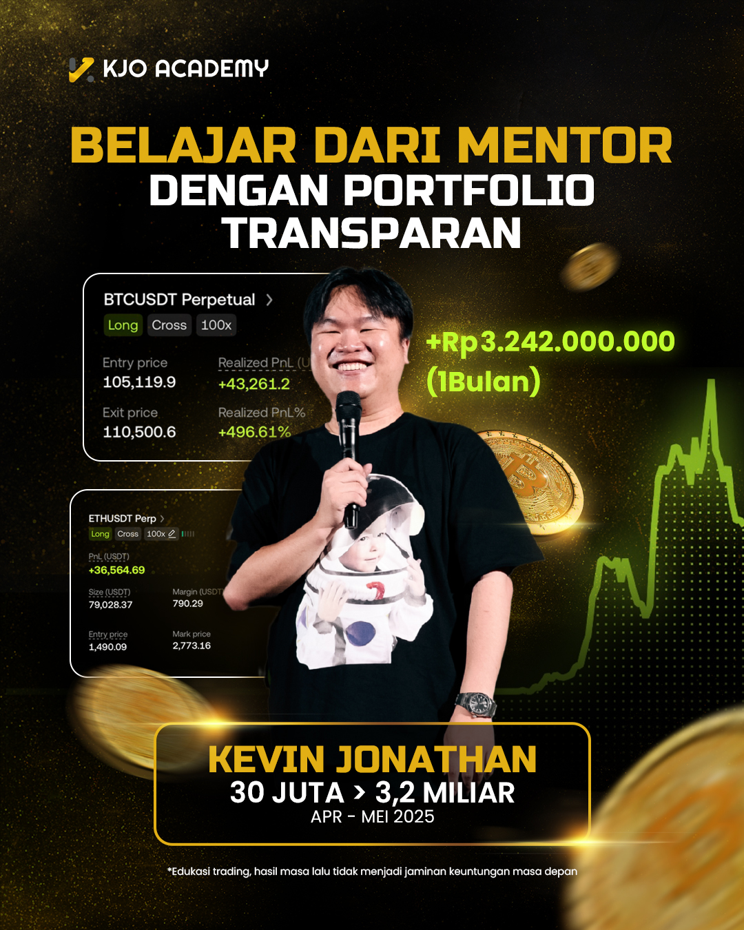 KJo Academy Facebook ad