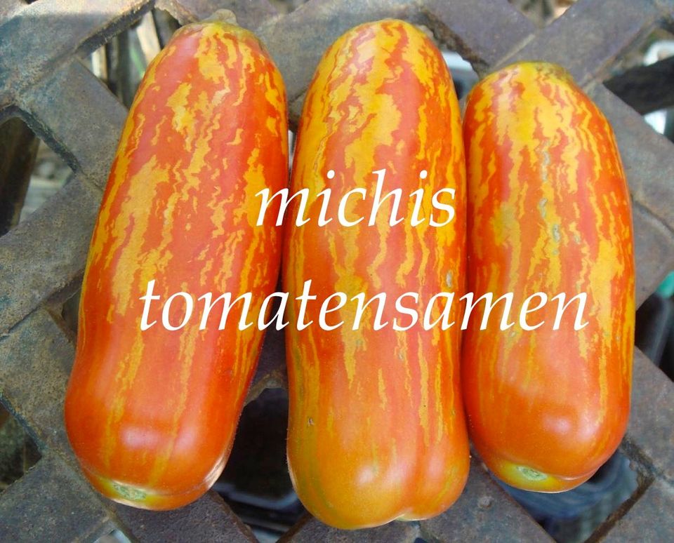 Michis Gemüsesamen Facebook ad: Tomaten- und Gemüsesamen.