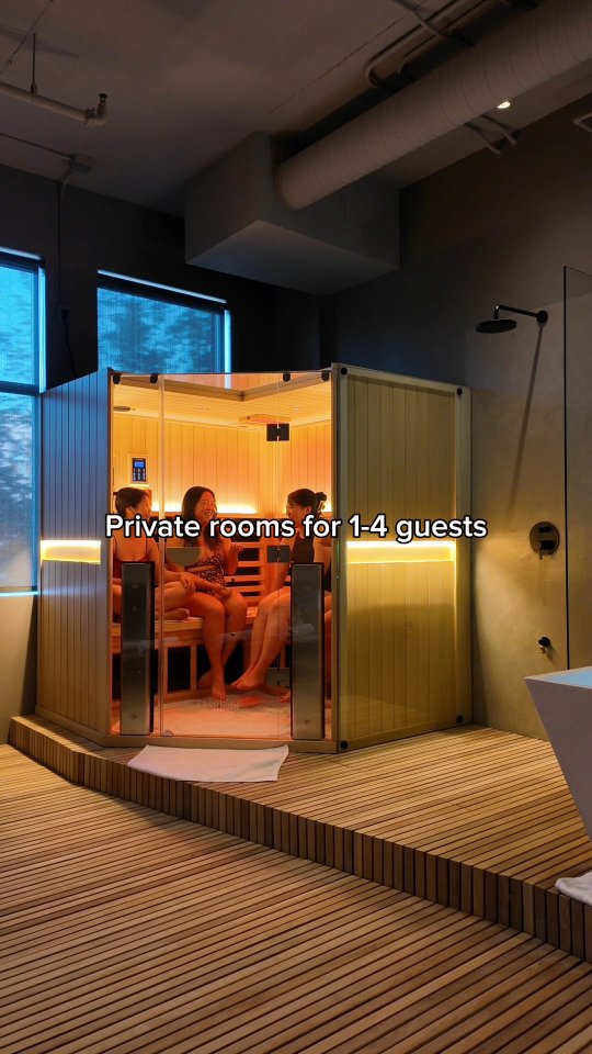 Taste of Vancouver Facebook ad: I love this sauna and cold plunge experience…