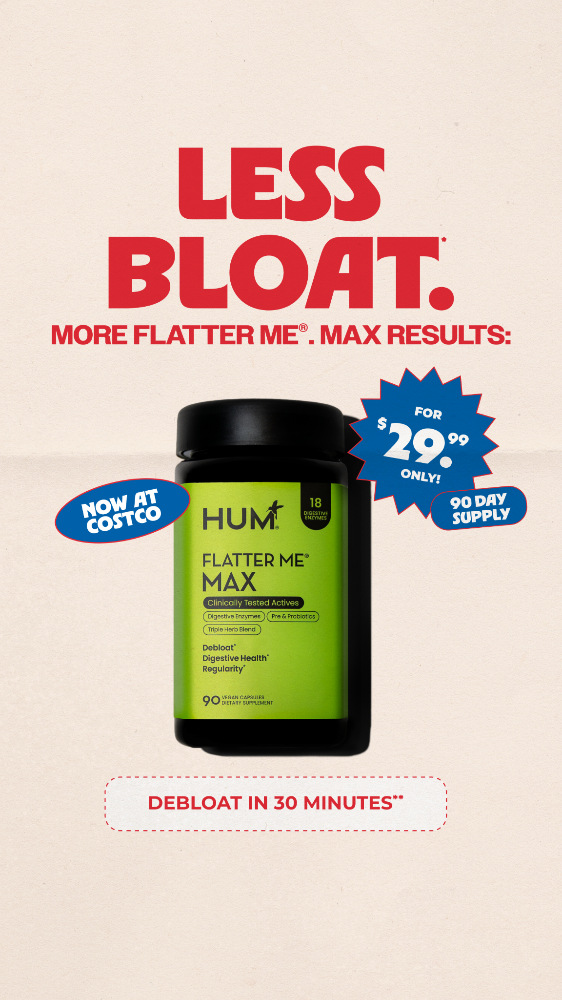 HUM Nutrition Facebook ad