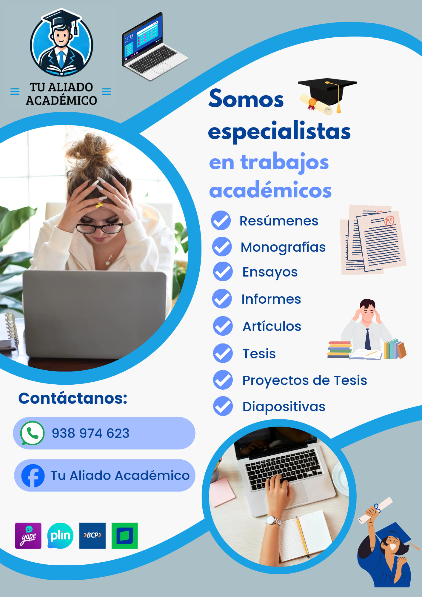 Tu Aliado Académico Facebook ad: ¿Necesitas que alguien realice tus trabajos académicos?
