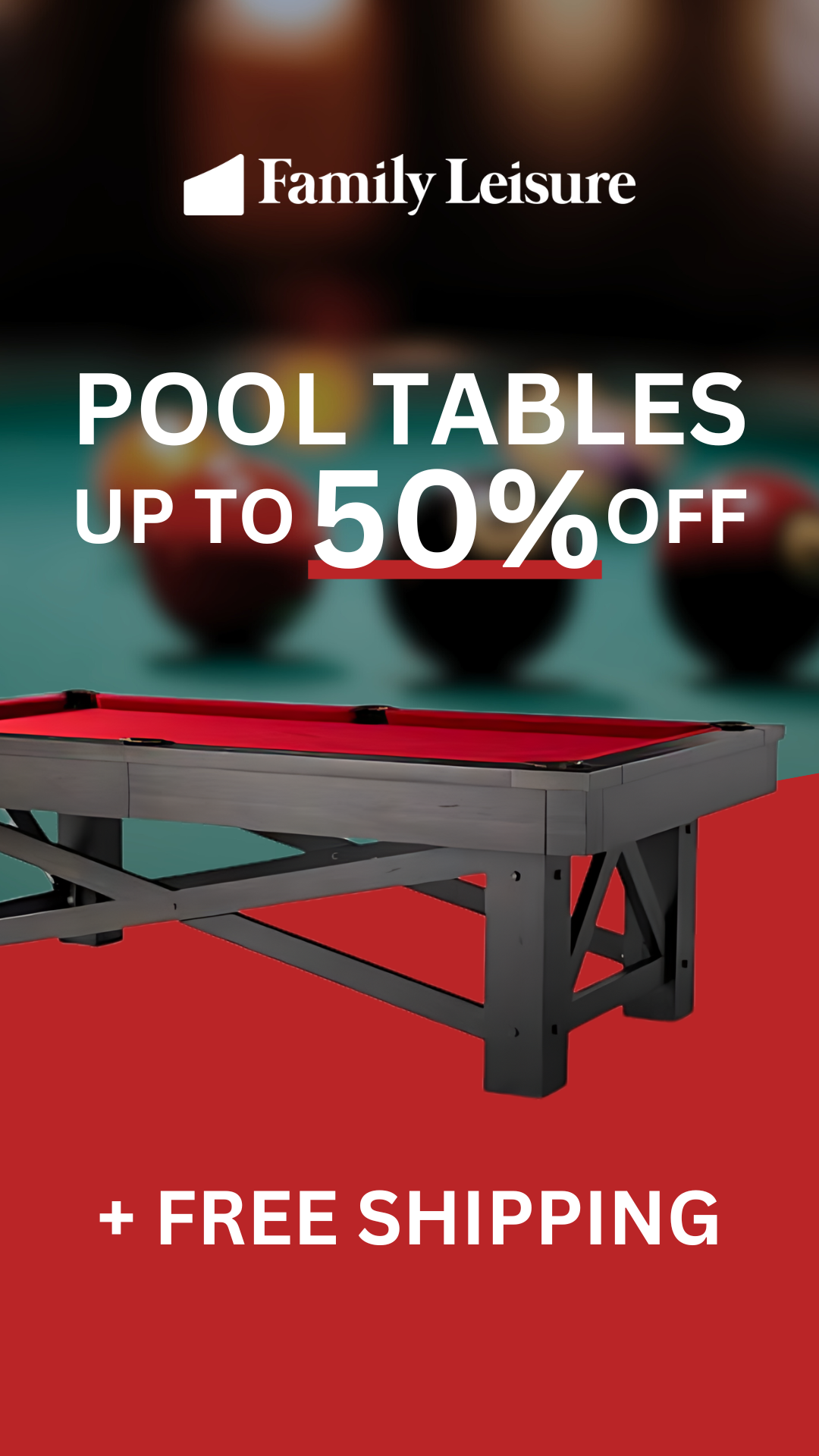 Family Leisure Facebook ad
