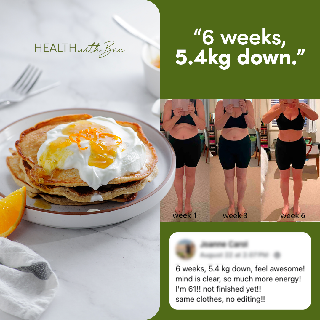 Health With Bec Facebook ad
