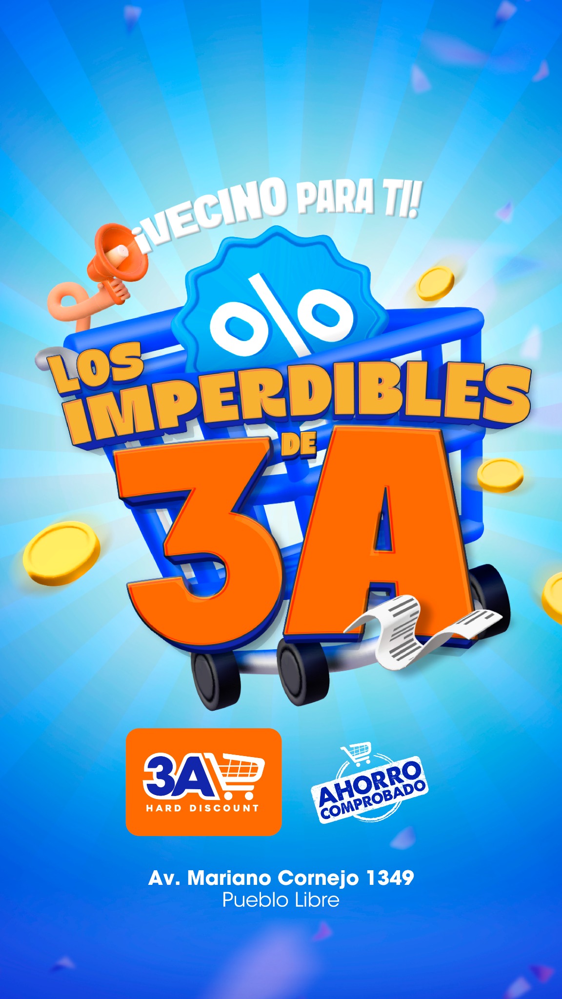 Tiendas de Ahorro 3A Facebook ad