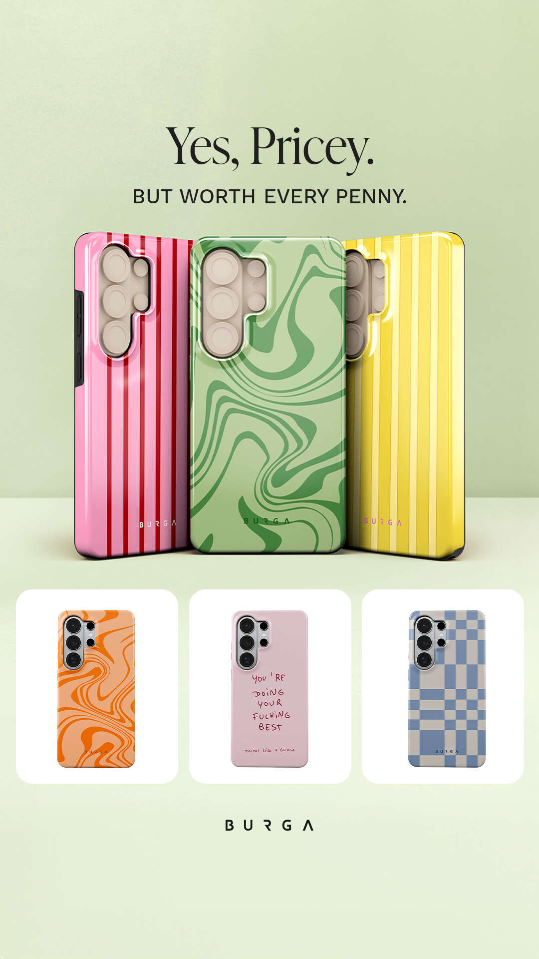 BURGA Cases Facebook ad
