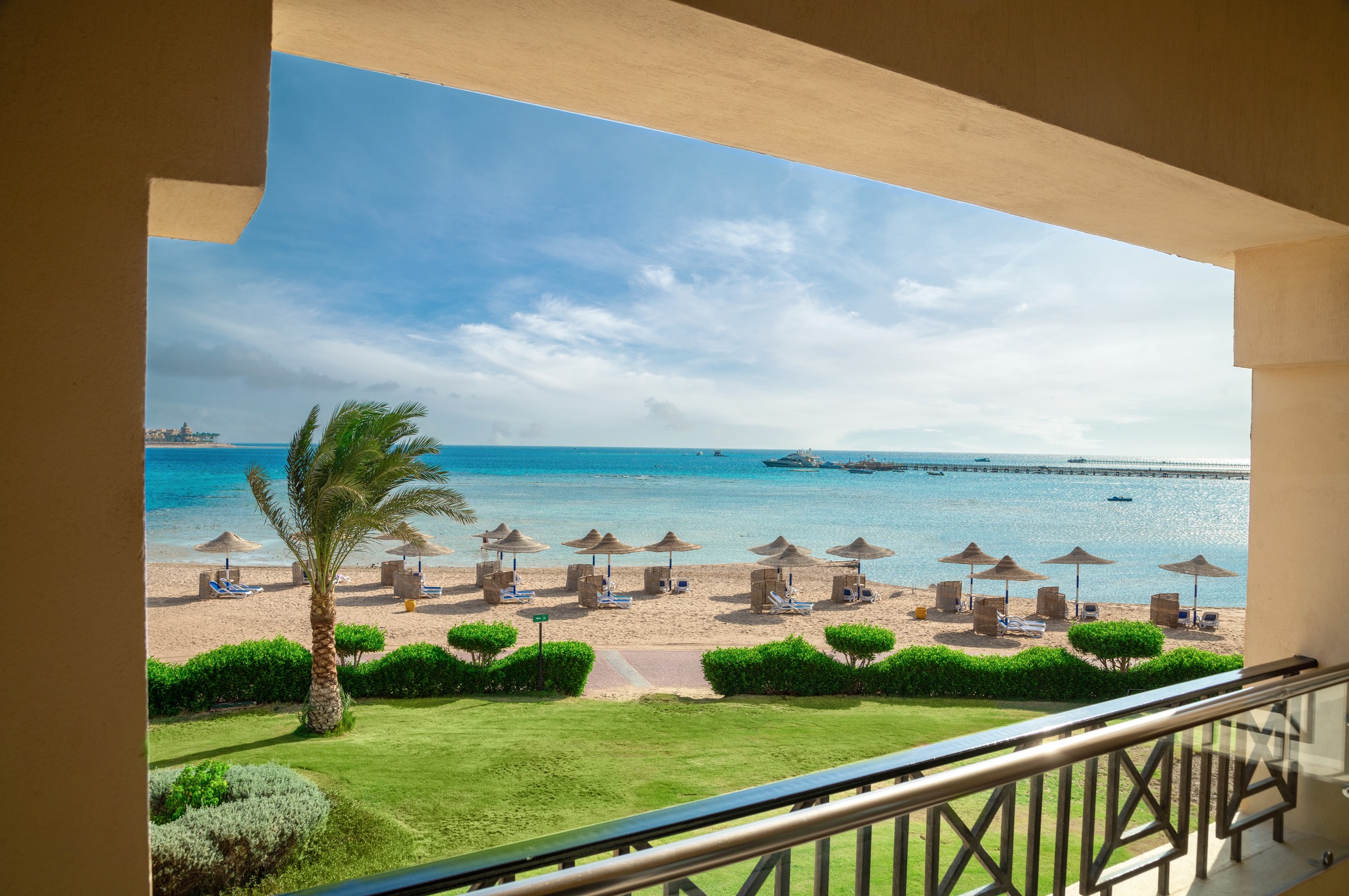 Cleopatra Luxury Resort Makadi Bay Facebook ad: A room with a view worth dreaming about.